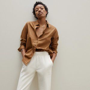 Everlane - The Silky Cotton Relaxed Shirt - Size 8